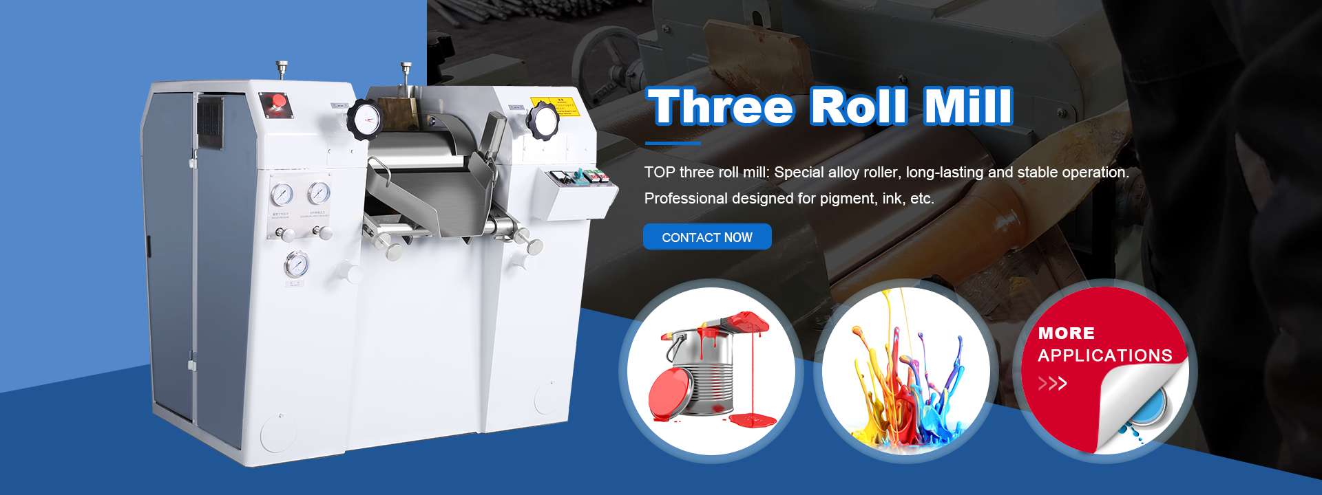 three roll mill