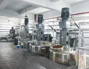 Paint production line
